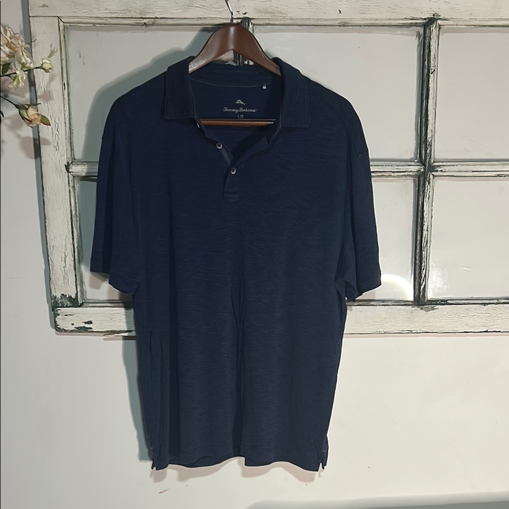 Tommy Bahama Blue Polo Shirt Classic Style